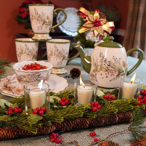 Winters Forest Christmas Ceramic Mug 16 oz - Certified International