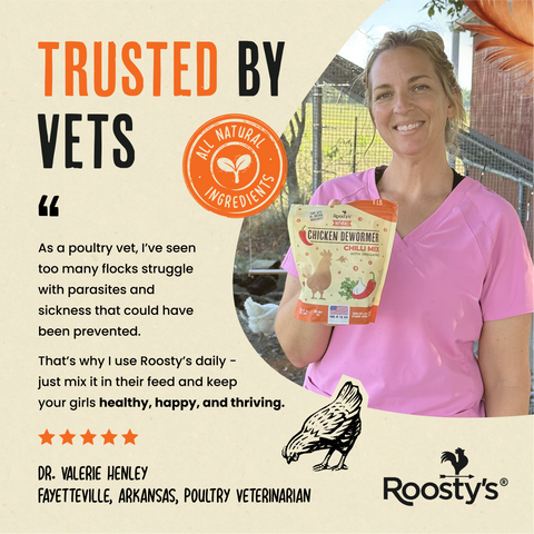Flock Armor, Daily Chicken Dewormer, 1 lb - Roosty's
