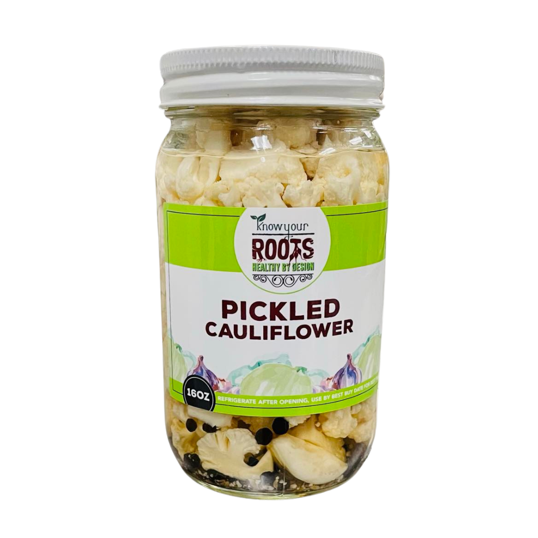 Pickled Cauliflower, 16 oz - Know Your Roots Pickles – Henry's Country ...
