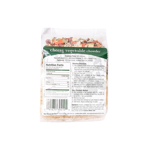 Cheesy Vegetable Chowder Starter, 6.4 oz - The Secret Garden