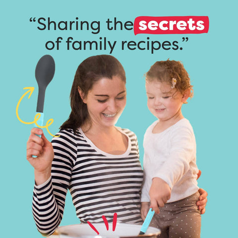 18 pc Kids Cooking Sets Real Utensils With Kitchen Tool Guide - Baketivity Corp