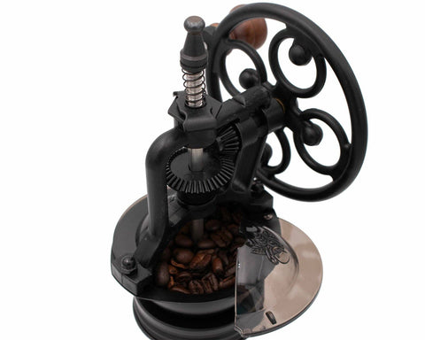 Coffee Grinder, Regular Mouth Mason Jars, Vintage Reproduction Manual - Mason Jar Lifestyle