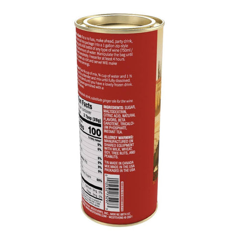 Red or White Wine Slush - Peach Mango, 12oz Round Tin - McSteven's