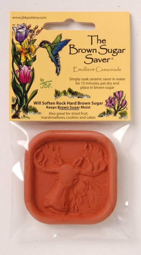 Brown Sugar Saver, Moose, 2.3" - JBK Pottery