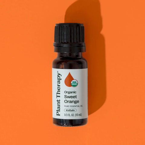 Organic Sweet Orange Essential Oil, 10 ml - Plant Therapy