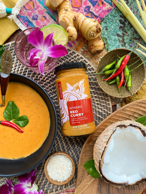 Thai Red Curry Sauce, 13.1 oz - Thaifusions