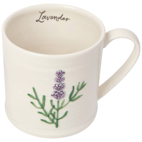 Lavender Embossed Mug, 16 oz - Now Designs by Danica
