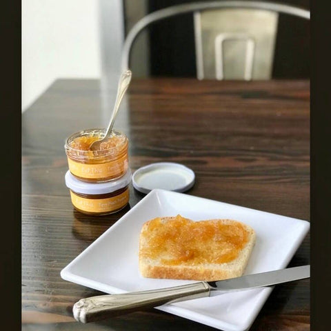 Tipsy Peach Preserve, Irish Whiskey Infused, 7 oz - Eat This Yum