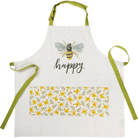 Bee Happy Apron - Primitives by Kathy