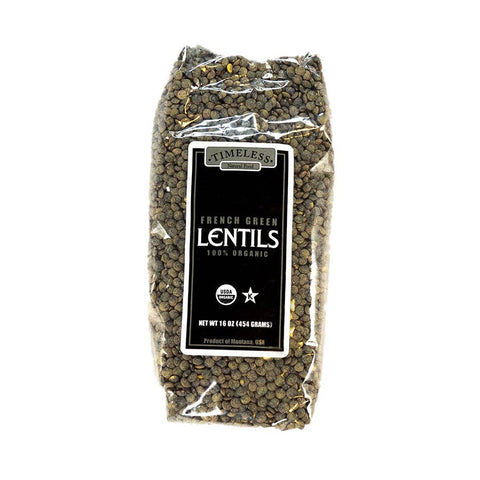 Organic French Green Lentils, $6.00/lb - Timeless