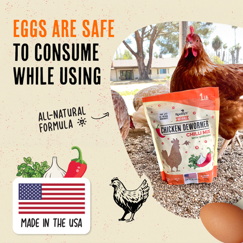Flock Armor, Daily Chicken Dewormer, 1 lb - Roosty's