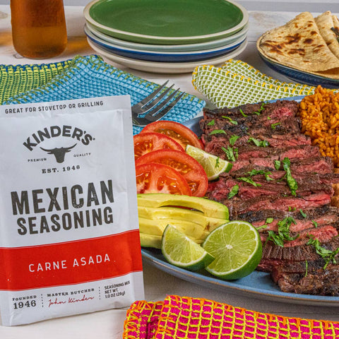 Carne Asada Seasoning, 1 oz - Kinder's Sauces & Seasonings