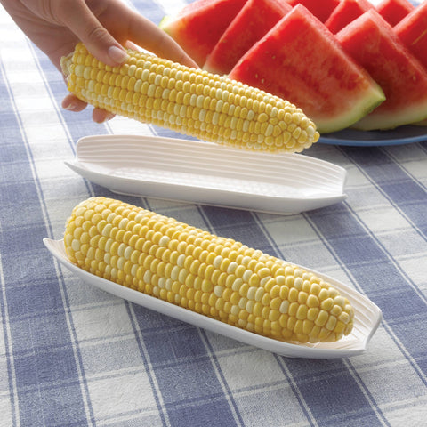 Corn on the Cob Dish, Set of 2, 3" x 8.5" - Fox Run Brands