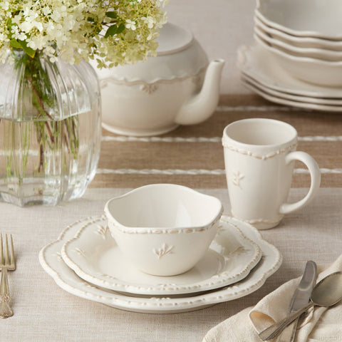 Heritage Beads Cereal Bowl - Morning Elegance in Stoneware