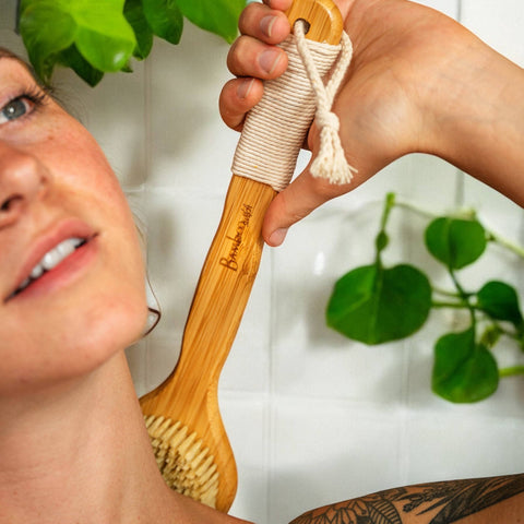 Bamboo Exfoliating Dry Brush, Vegan - Bamboo Switch