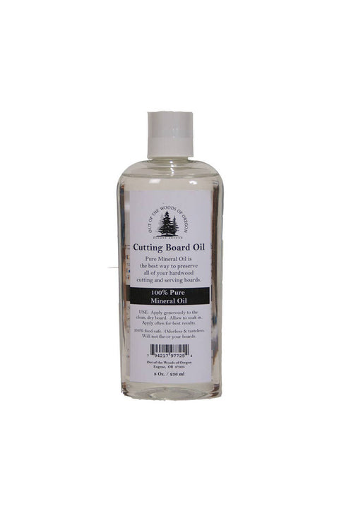 Food Grade Cutting Board Oil, 8 oz - Out of the Woods of Oregon