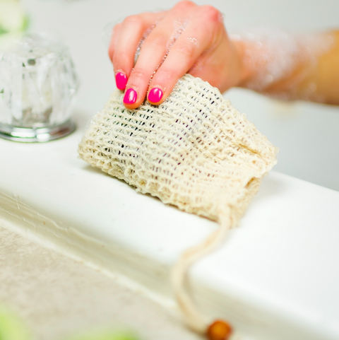 Compostable Sisal Soap Saver Bag, 5.5"x3.5" - Bamboo Switch