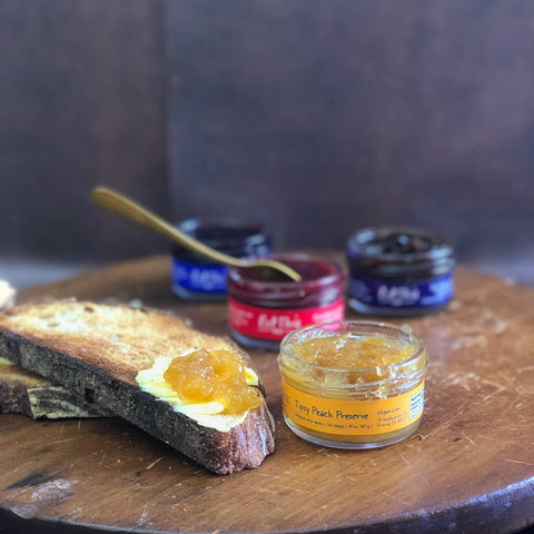 Tipsy Peach Preserve, Irish Whiskey Infused, 7 oz - Eat This Yum