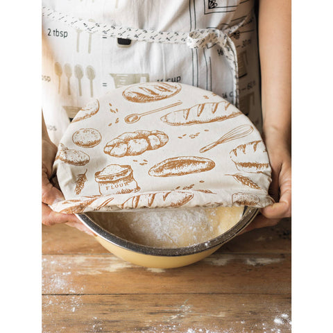 'Fresh Baked' Dough Riser Cover. 9.25" diameter - Now Designs by Danica