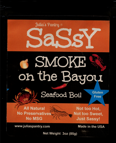 Smoke on the Bayou Seafood Boil, 3 oz - Julia's Southern Foods, LLC