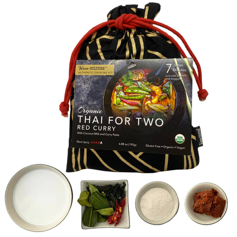 Thai for Two Cooking Kit - Organic Red Curry - Verve Culture