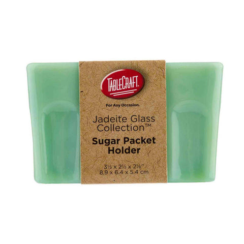 Sugar Packet Holder - Jadeite Glass Collection - TableCraft Products Company