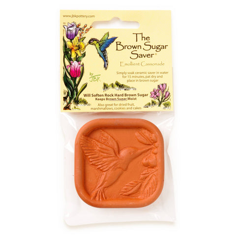 Brown Sugar Saver, Hummingbird - JBK Pottery
