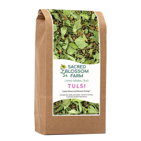 Tulsi Herbal Tea, 5.1 oz - Sacred Blossom Farm