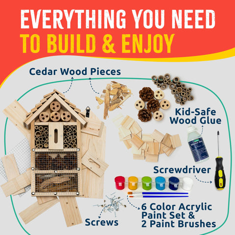 Bug Hotel Woodworking Kit - SparkJump