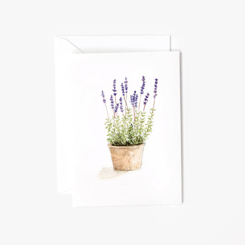 Lavender Mini Notecard, 2.5" x 3.5" - Emily Lex Studio