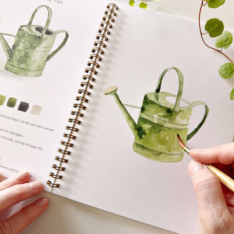Garden Watercolor Workbook - Emily Lex Studio