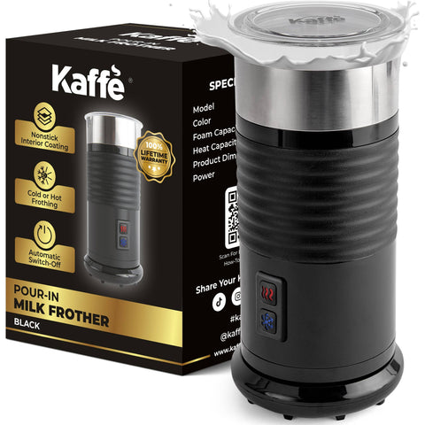 Pour-in Base Milk Frother w/ Silicone Base - Kaffe