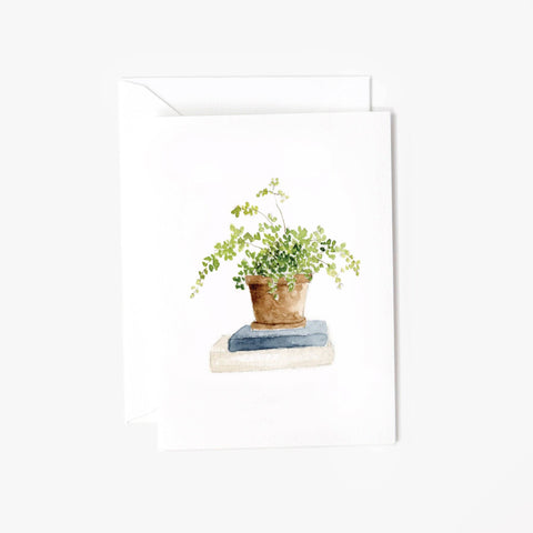 Maidenhair Fern Mini Notecard, 2.5" x 3.5" - Emily Lex Studio