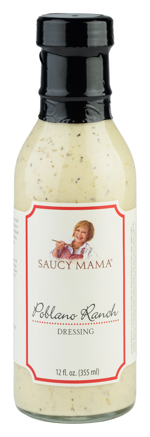 Saucy Mama Poblano Ranch Dressing, 12 fl oz - Suzie's Organics and More