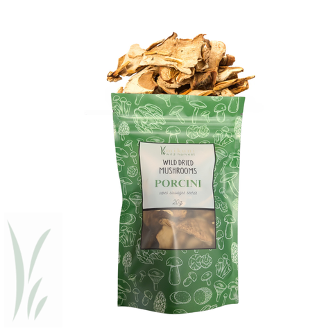 Dried Wild Porcini Mushrooms, 20 g - Mikuni Wild Harvest USA