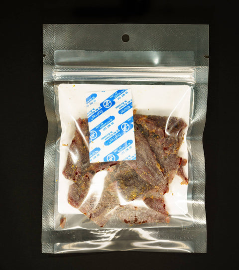 Musty Meats, Mustard Beef Jerky, 2 oz - Sun Valley Mustard