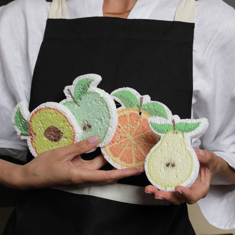 12 Pack Dish Sponges, Biodegradable Sponge for Eco Cleaning - AIRNEX