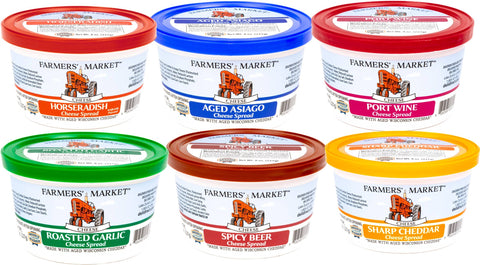 Wisconsin Cheese Spread Farmers Market Shelf Stable, 8oz: Spicy Beer - Merchandise Unlimited