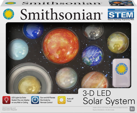 Smithsonian 3D LED Solar System - Toysmith