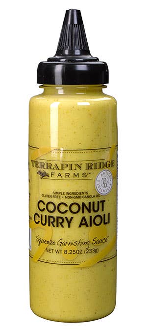 Coconut Curry Aioli Squeeze, 8.25 oz - Terrapin Ridge Farms