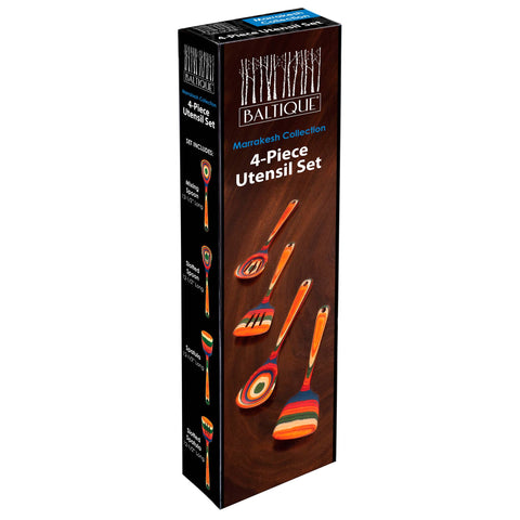 Baltique® Marrakesh 4-Piece Colorful Kitchen Gift Set - Totally Bamboo