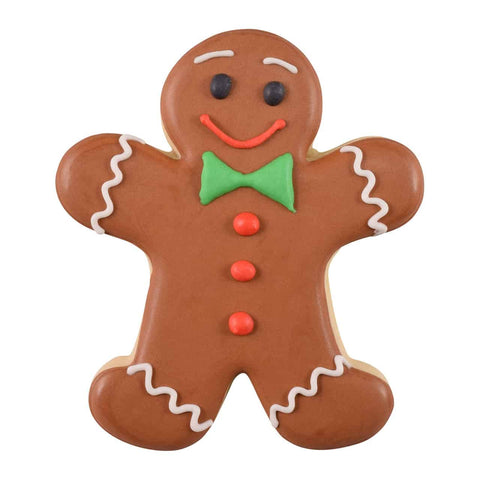 Gingerbread Boy Cookie Cutter, 3.75" - R&M International