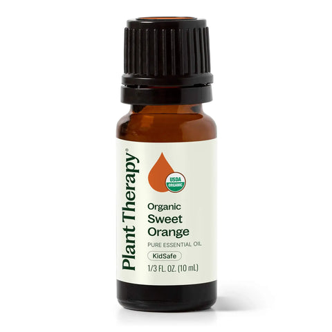 Organic Sweet Orange Essential Oil, 10 ml - Plant Therapy