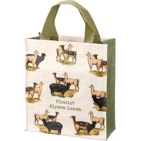 Sheep Happens Daily Tote, 8.8"x10.3"x4.8" - Primitives by Kathy