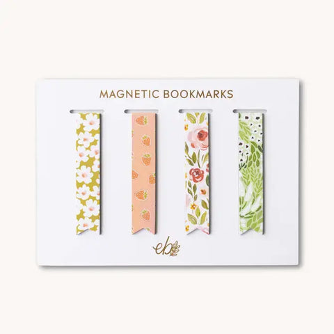 Set of 4 Magnetic Bookmarks: Spring Tones - Elyse Breanne Design