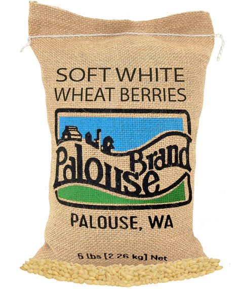 Soft White Wheat Berries: 5lb - Palouse Brand