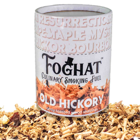 Foghat Culinary Smoking Fuel: Old Hickory, 14oz - ThousandOaksBarrelCo.