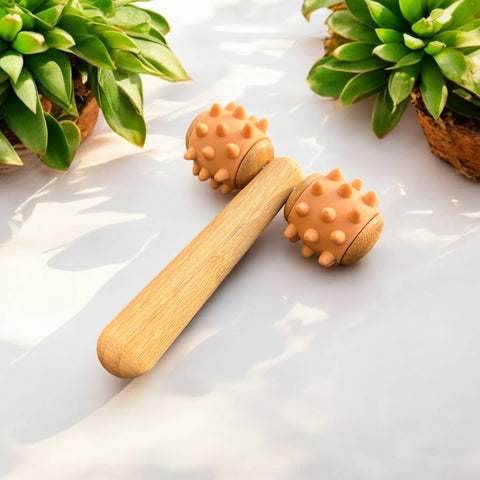 Bamboo Body Rolling Massage Tool - Bamboo Switch
