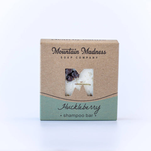 Huckleberry Shampoo Bar, Mountain Berry - Mountain Madness Soap Co.