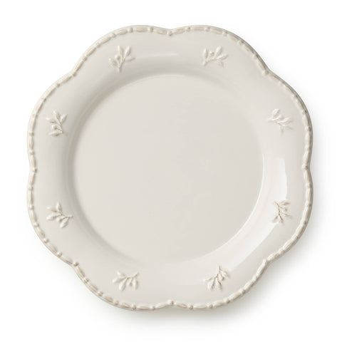 Heritage Beads Dinner Plate, 11" – Classic Stoneware Texture